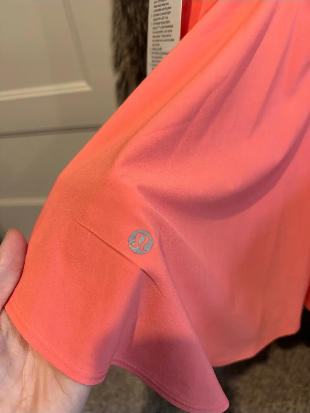 lululemon athletica Coral-Pink Sleeveless Fit-and-Flare Dress - Picture 8 of 9